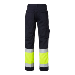 Navy/fluorescent yellow