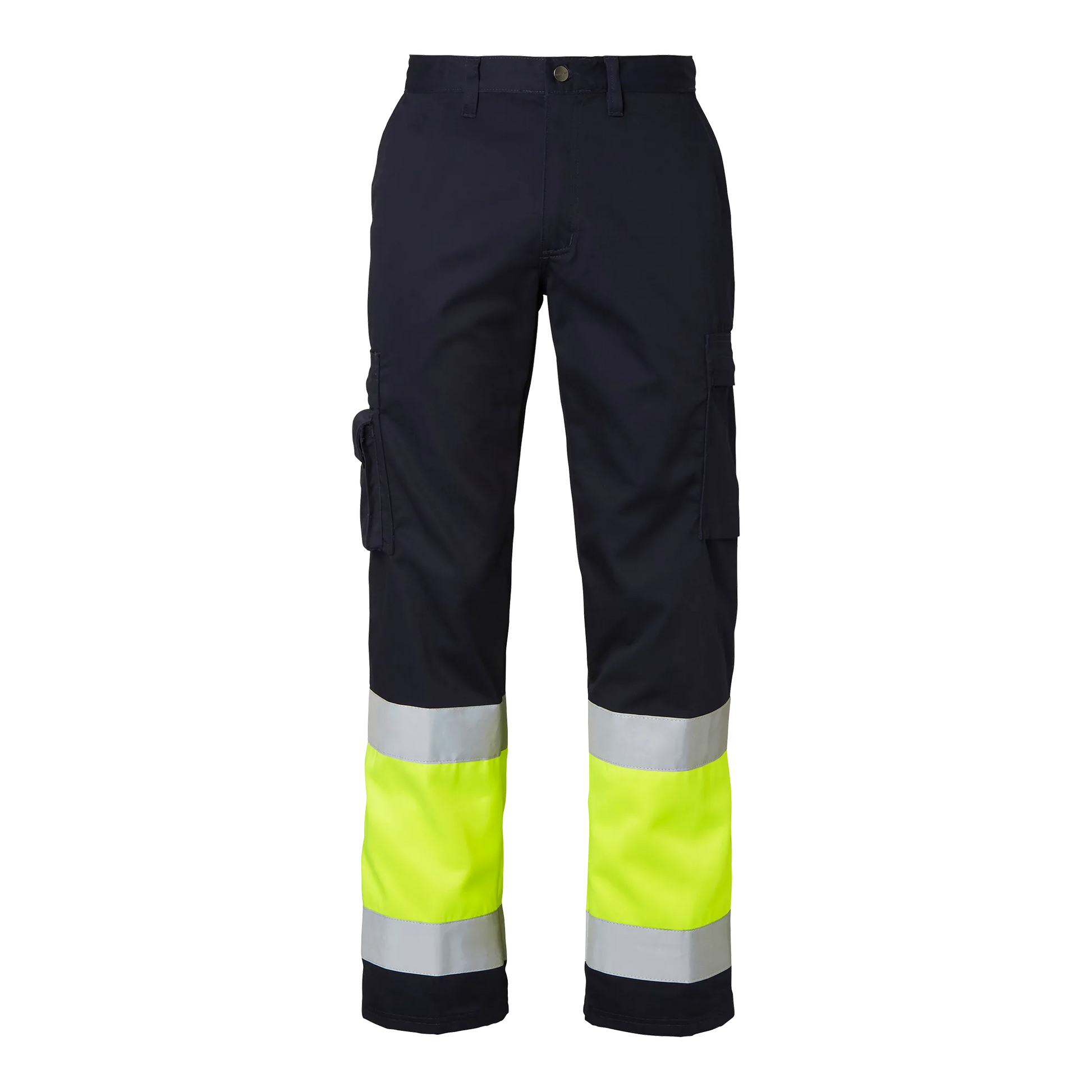 Navy/fluorescent yellow