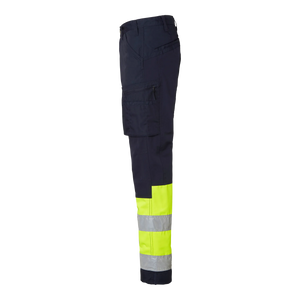 Navy/fluorescent yellow