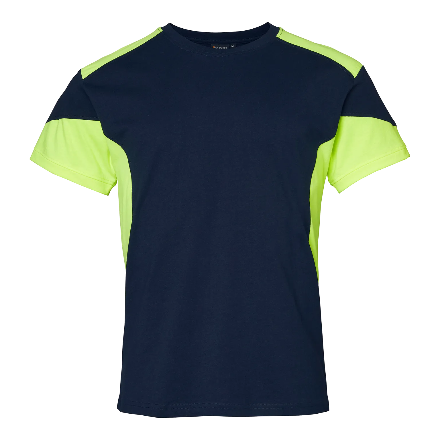 Navy/fluorescent yellow