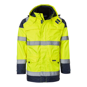 Fluorescent yellow/navy