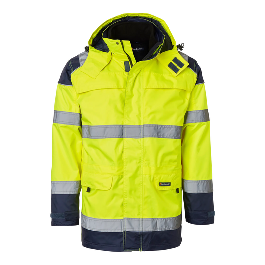 Fluorescent yellow/navy