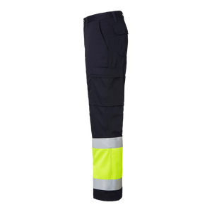 Navy/fluorescent yellow